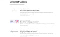 【Grok Bot 上线使用指南库、支持复制和分享 Bot 配置】 