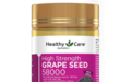 皮肤暗黄抗氧化推荐：Healthy Care澳世康葡萄籽58000科学解析