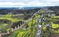 瓮马铁路甲子田特大桥主体完工(2)