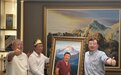 著名画家向斌为梅敬民七十大寿赠画致贺