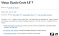 微软 VS Code 1.117 版本发布：改善 AI 对话文字输出动画效果