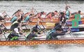 【#鉴湖击水 龙舟竞渡#】 　　10月25日，柯岩街道叶家堰鉴湖江水