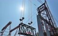 黄百铁路红水河铁路大桥首节拱肋吊装成功(4)
