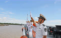 中国海军第48批护航编队抵达缅甸进行友好访问(3)