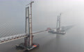杭州湾跨海铁路大桥北航道桥合龙(2)