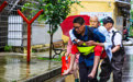 湖北荆州遭遇强降雨