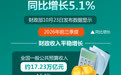 前三季度全国财政收入同比增长5.1%