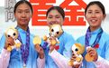 高清大图 | 中国体育代表团夺首金 中国红闪耀名古屋