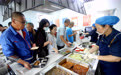 江苏连云港：社区食堂成惠民“暖心驿站”(2)#