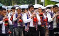 中外双胞胎齐聚“哈尼之乡”：第二十届墨江国际双胞胎节巡游开启