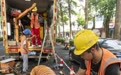 坚守岗位度中秋(2)#