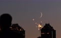 星空相册丨本年度最后一次“长庚伴月”现身天宇(4)#