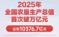 2025年全国农垦生产总值首次破万亿元