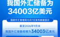 2026年9月末我国外汇储备为34003亿美元