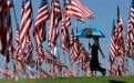 美国洛杉矶：“旗海”纪念“9·11”恐怖袭击事件遇难者(2)