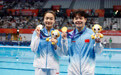 亚运会丨跳水——陈艺文、陈佳获得女子双人3米跳板冠军(2)