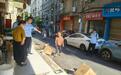 拆隐患墙辟平安路，江夏区纸坊街升级校园周边环境