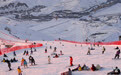 春节假期后新疆阿勒泰滑雪场热度不减