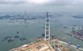 大湾区超级工程狮子洋大桥主塔封顶(1)
