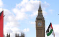 英国民众声援巴勒斯坦 呼吁以色列停止军事行动(4)
