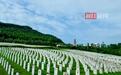 25048位红军烈士长眠陵园，市民和学生前来敬献花篮缅怀