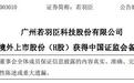 若羽臣香港上市，获备案通知书