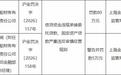 信贷资金违规承接委托贷款、固定资产贷款严重违反审慎经营规则，中船财务有限责任公司被罚80万元