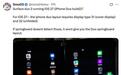 开发者成功在微软Surface Duo 2上启动iPhone Duo专版苹果iOS 27系统