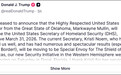 特朗普第二任期内首个！美国国土安全部长诺姆被解职，新部长候选人是名“原住民”