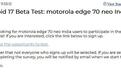 联想旗下Moto Edge 70 Neo手机意外现身，预计近期上市