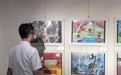 童心绘“信” 第十七届海峡两岸少儿美术大展登陆台北 (1)