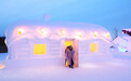 漠河北极村冰雪旅馆开业  可在-40℃的极寒天气提供住宿