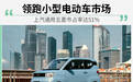 领跑小型电动车市场 上汽通用五菱市占率达51%