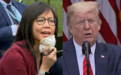 特朗普“甩锅中国”不成，遭华裔女记者怒怼，这次连美国人都为她撑腰！