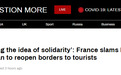 意大利宣布“解封”，法国内政部长怒了