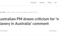 澳大利亚总理一句话，惹了众怒