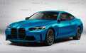 2021款宝马M4最新渲染图曝光 或9月亮相