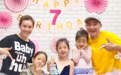 刘畊宏为7岁女儿办生日派对 晒一家五口全家福超幸福