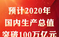 十九届五中全会公报发布：预计2020年GDP突破100万亿元