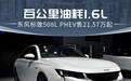 百公里油耗1.6L 东风标致508L PHEV售21.57万起