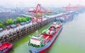 我国内河最大集装箱船在汉首航 武汉新港千箱级船队正式成形