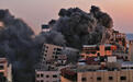 巴以冲突升级，哈马斯向以色列发射数百枚火箭弹报复以军空袭