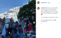 国际超模Bella Hadid支持巴勒斯坦游行，遭以色列官方点名批评