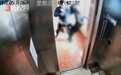 宠物狗独自进电梯被牵引绳悬吊半空，开门瞬间吓坏邻居
