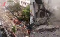 湖北十堰发生一起燃气爆炸事故，现场瓦砾遍地