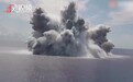 美国福特号航母进行冲击试验，海面震颤堪比3.9级地震