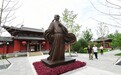 狄仁杰文化公园新增狄仁杰主题铜像雕塑