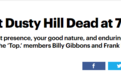 美国摇滚乐队ZZ TOP贝斯手Dusty Hill去世 享年72岁