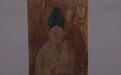 武威西博国家一级文物：西夏彩绘“蒿里老人”木板画