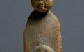 武威市博精品文物赏析|唐代木雕袖手彩绘男立俑